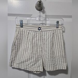 Zara High Waist Stripe Shorts